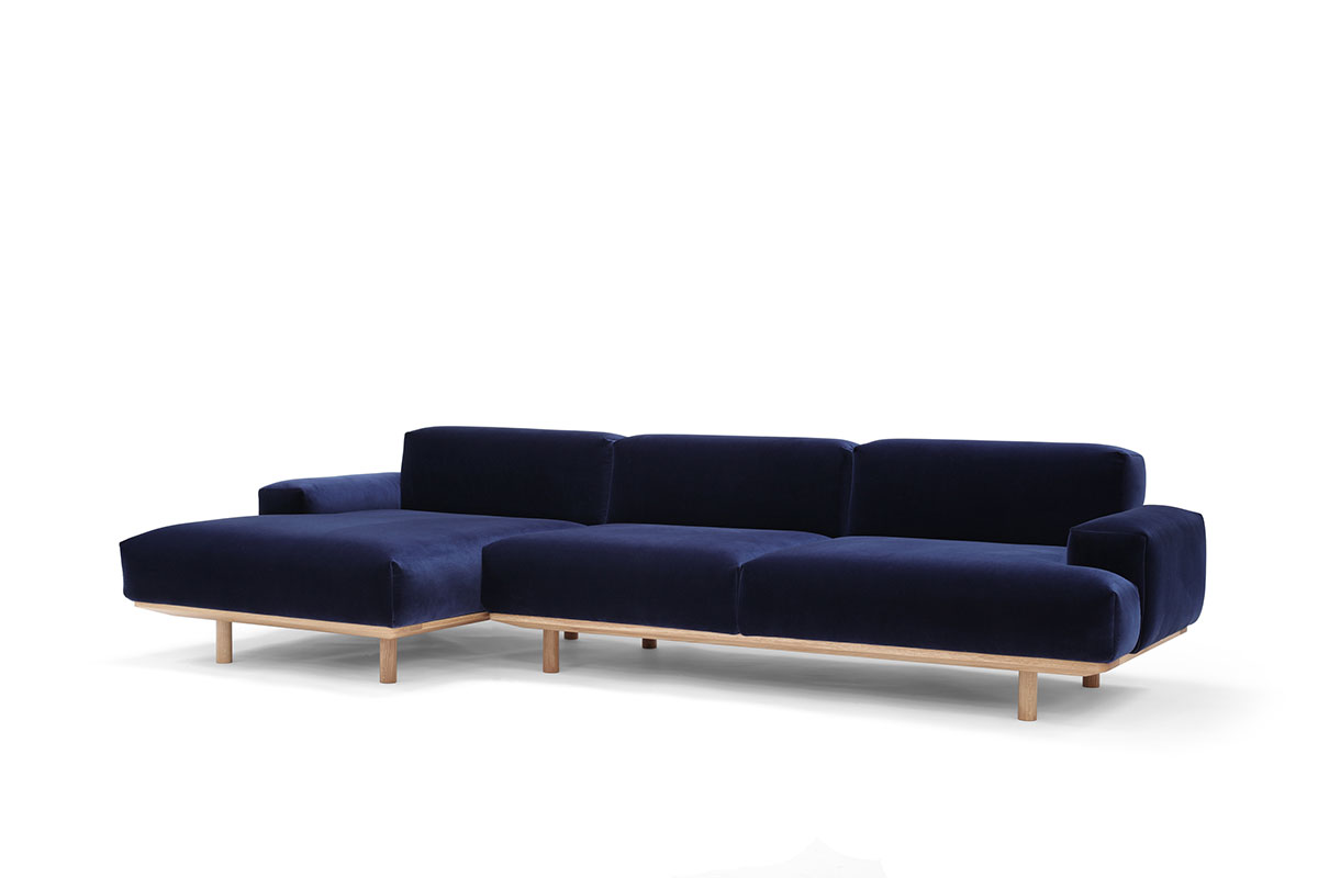Chaiselong sofa. best hampton usofa med chaiselong hjrevendt gr with ... Chaiselong